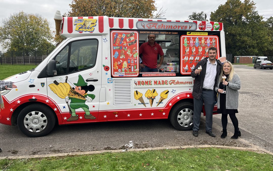 Ice Cream Van visits Loxley