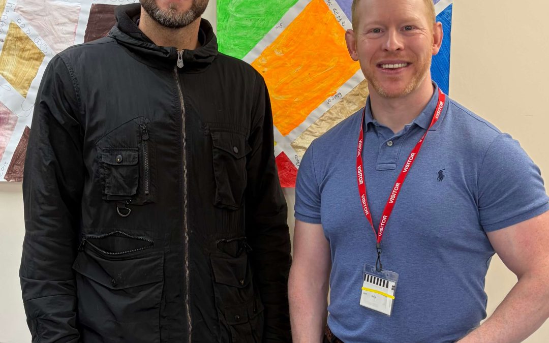 Loxley, Mr Toothill and Year 11 welcome Dan Gibbons